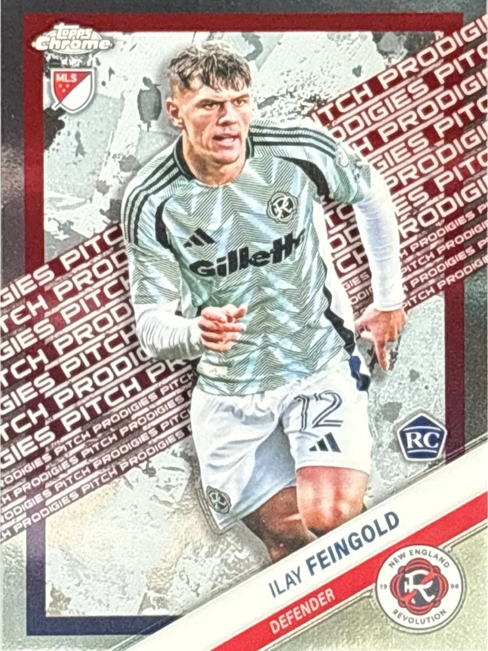 Topps Chrome MLS Ilay Feingold Rookie Soccer Trading Card